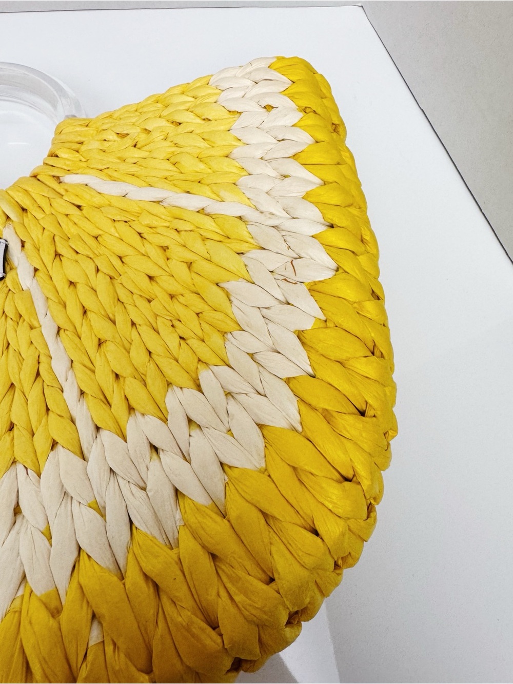 Kate Spade - Lemon Raffia Handbag - Picture 4 of 9